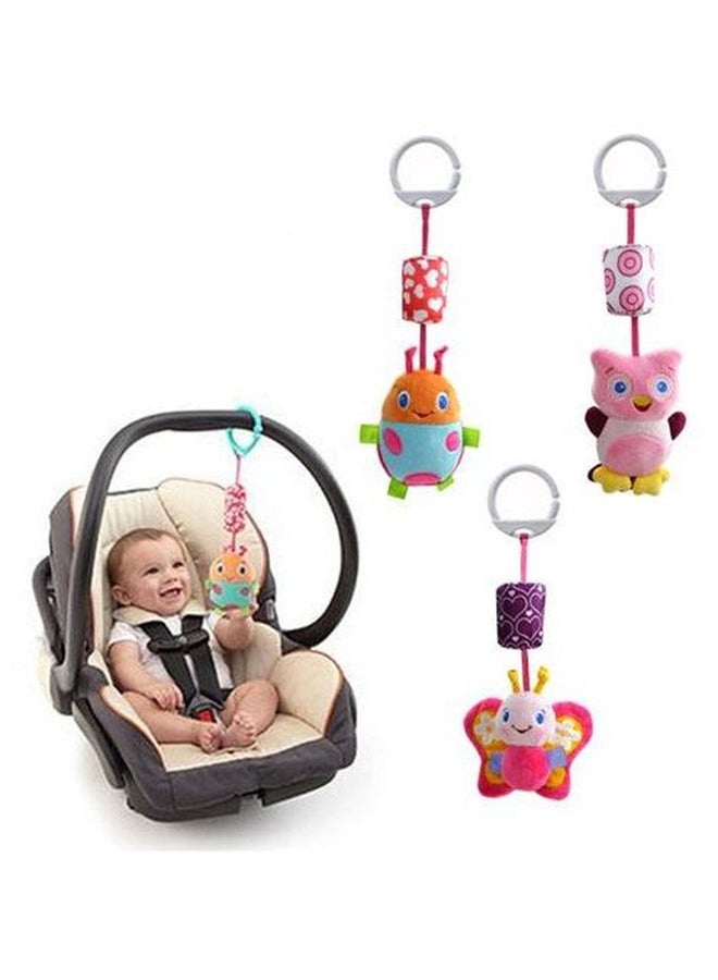 3-Piece Wind Chimes Rattles Bell Toy For Stroller Set - Image 2